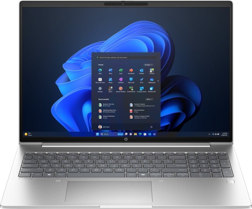 HP HP ProBook 4 G1i 16 inch Notebook AI PC Intel Core Ultra 7 255U Notebook 40,6 cm (16") WUXGA 16 GB DDR5-SDRAM 512 GB SSD Wi-Fi 6E (802.11ax) Windows 11 Pro