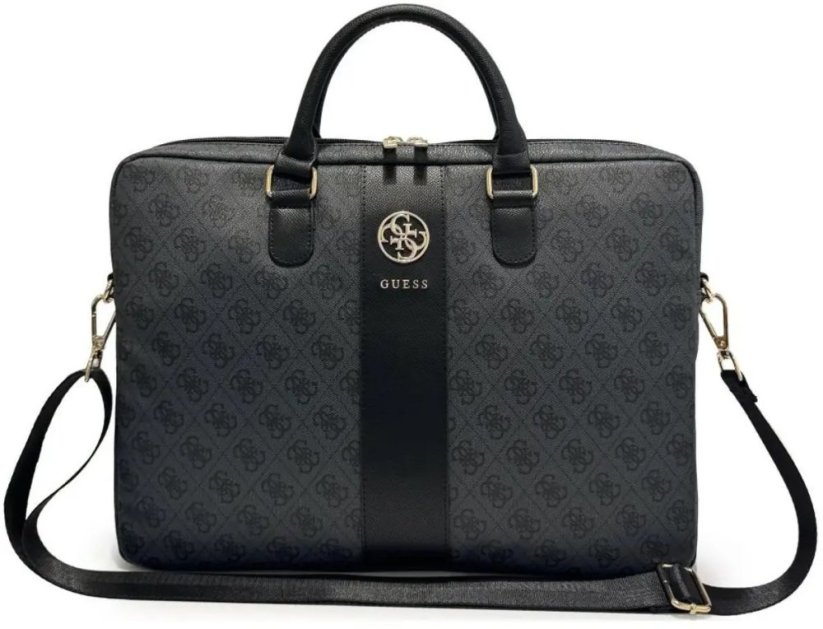 Guess 4G Round 4G & Classic Logos Stripe 16” Čierny