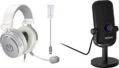Endorfy Słuchawki Endorfy Viro Plus Białe (EY1A005) + Mikrofon Solum Voice S