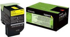 Lexmark 702HYE Yellow Originál  (70C2HYE)