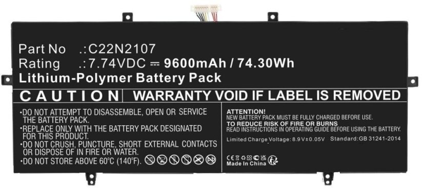 PurePower Battery for Asus