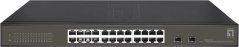 LevelOne LevelOne GES-2126 łącza sieciowe Zarządzany L2 Gigabit Ethernet (10/100/1000) Čierny