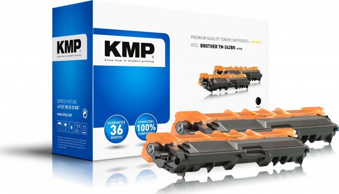 KMP Toner Brother podwójne opakowanie TN-242BK/TN242BK compl. black - 1248,0021