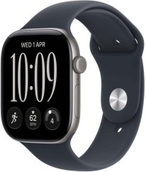 Apple Watch 12 GPS 46mm Space Grey Alu Sport Band M/L Modrý  (MJEJ4ZR/A)