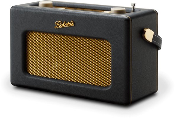 Roberts Radio Revival iStream 3L, Personal, Digital, DAB, DAB+, FM, 3.5 mm, Black, Amazon Music, Deezer, Spotify