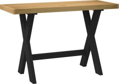 vidaXL Biurko, NOAIN, 120x50x75 cm, lite drevo sosnowe