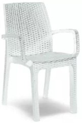 Keter Darza fotel Verona Armchair Biely 8003723091937 8003723091931937 (8003723091937)