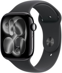 Apple Watch 11 GPS + Cellular 42mm Jet Black Alu Sport Band M/L Čierny  (MF854ZR/A)