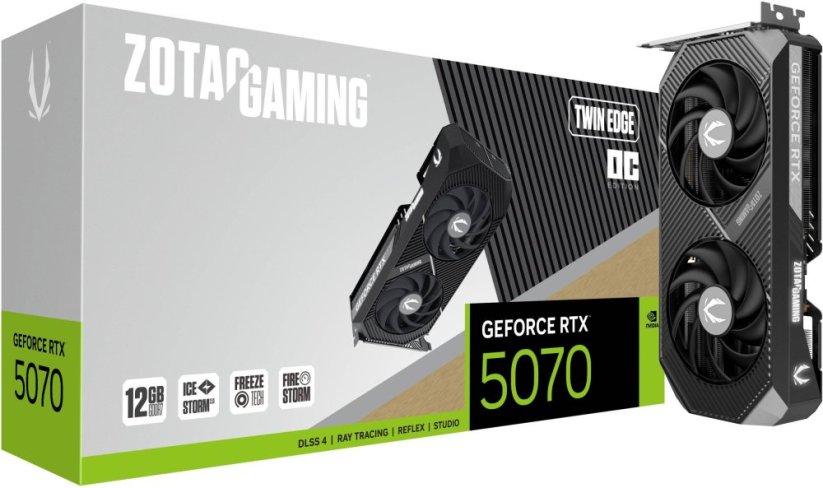 Zotac Zotac GAMING GeForce RTX 5070 Twin Edge OC NVIDIA 12 GB GDDR7