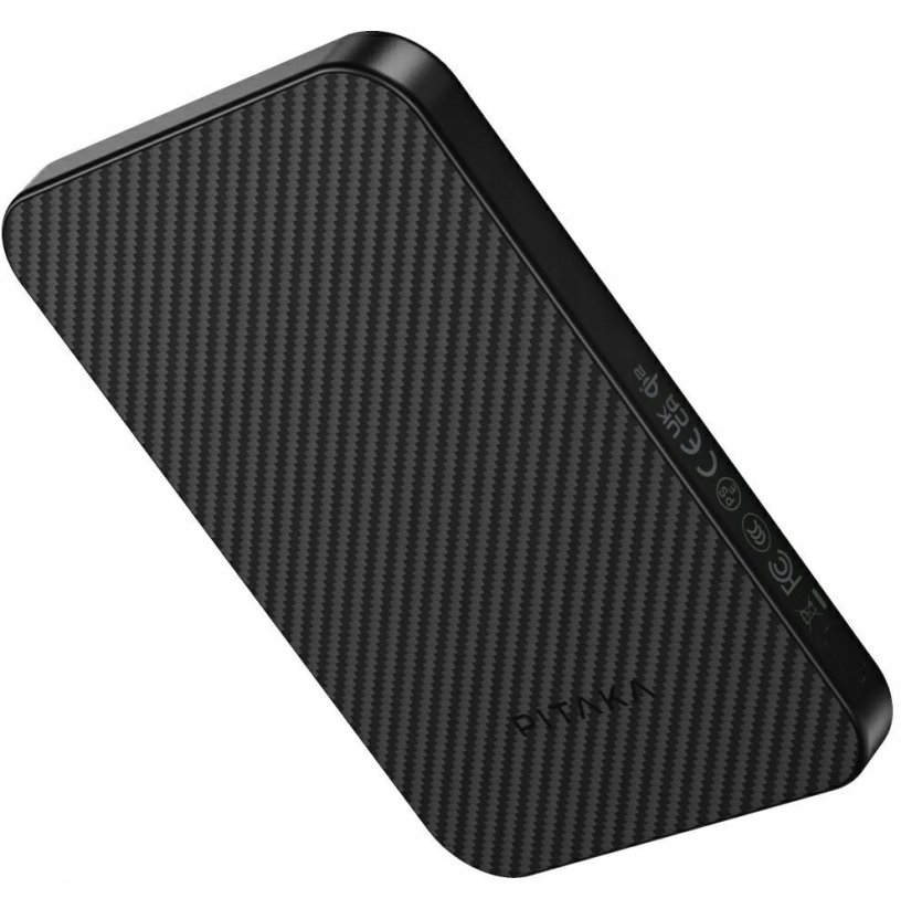 Pitaka Aramid Fiber 5000mAh Qi2 MagSafe čierno-Sivý (PIT140)