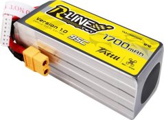Tattu akumulátor Tattu R-Line 22.2V 1700mAh 6S 95C Lipo z konektorem XT60 Plug