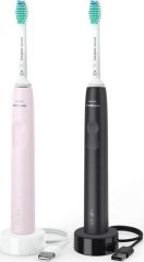 Philips Sonicare 3100 HX3675/15 2 szt. Pink/Black