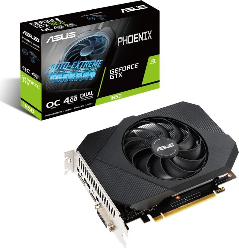 Asus Phoenix GeForce GTX 1650 D6 OC 4GB GDDR6 (PH-GTX1650-O4GD6)