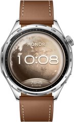 Honor Watch 6 3,71 cm (1.46") AMOLED 46.5 mm Cyfrowy 464 x 464 px Ekran dotykowy nehrdzavejúca oceľ GPS (5502ACGL)