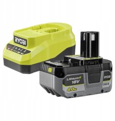 Ryobi Sada ZASILAJĄCY RC18120A-140X Nabíjačka + akumulátor 4.0AH