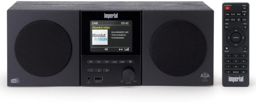 Imperial Radio Imperial DABMAN 120 DAB+/FM čierne