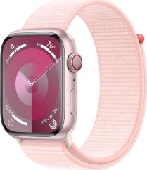 Apple Watch 9 GPS + Cellular 45mm Pink Alu Sport Loop Ružový  (MRMM3QP/A)