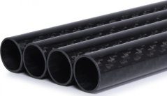 Alphacool Alphacool Carbon HardTube 16mm 4x 80cm, tube (black, set of 4)