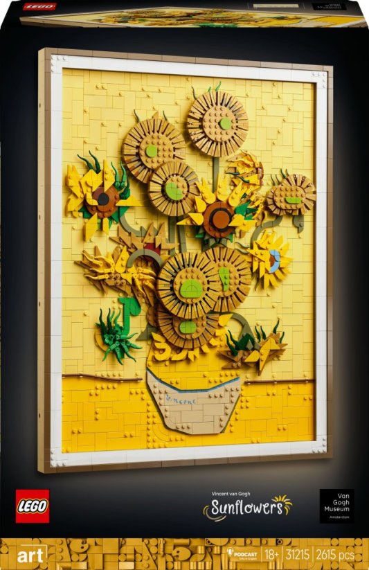 LEGO Art „Slnečnice“ od Vincenta van Gogha (31215)