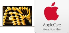 Apple MacBook Air 15 M4 / 16 GB / 512 GB / Mac OS / 10R GPU (MW1K3ZE/A) + AppleCare Protection Plan for 15-inch MacBook Air (M4)