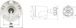 Tiandy KAMERA IP TC-C321N SPEC:AK/I3W/E/Y/2.8MM/V2.0 Analog Killer - 1080p 2.8mm TIANDY