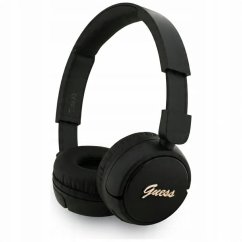 Guess Headphones Guess Bluetooth 5.3 Metal Logo Script black