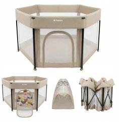 King Kids Kojec Pre dziecka skladaný Cozy 30 Beige (TN-COZY 30 BEIGE)