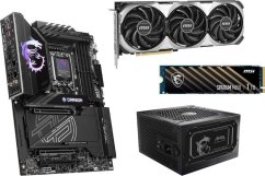 MSI GeForce RTX 4070 Ventus 3X E1 OC + Z890 CARBON WIFI  + MAG A850GL  zdroj + ZDARMA Spatium M450