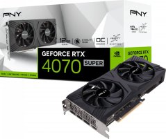 PNY GeForce RTX 4070 SUPER Verto OC Dual Fan 12GB GDDR6X (VCG4070S12DFXPB1-O)