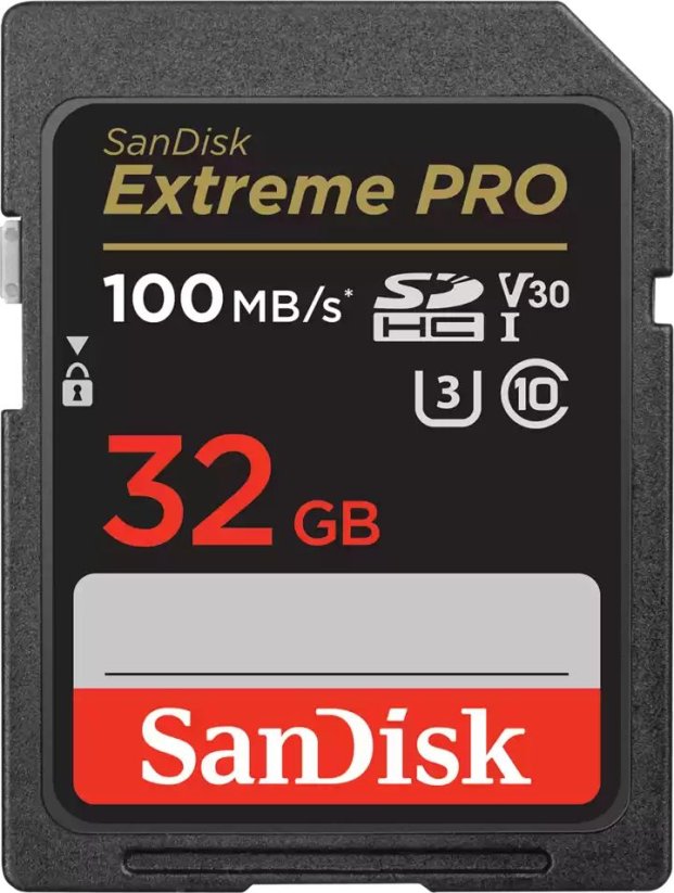 SanDisk Extreme PRO SDHC 32 GB Class 10 UHS-I/U3 V30 (SDSDXXO-032G-GN4IN)