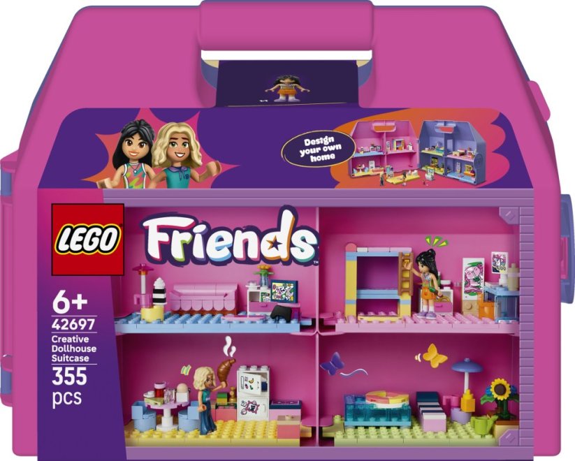 LEGO Friends Kreatywna walizka z domkiem dla lalek (42697)