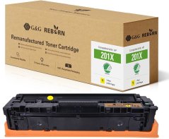G&G Kaseta z tonerem GG-PH201XQNEFY 1 ks Náhradný Žltý (21259)