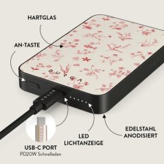 PowerNeed BURGA Magnetic Power Bank 5,000mAh Prairie gunmetal