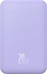 Baseus Magnetic Mini 20W 20000mAh Fialový