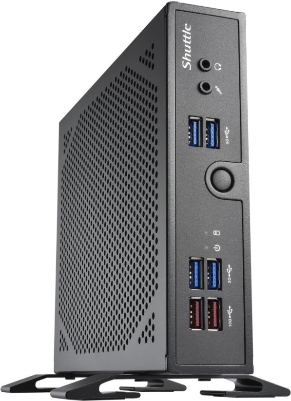 Shuttle Barebone XPC slim DS50U5 Intel Core i5-1335U 8GB 2xM.2 1xSATA 1xHDMI 1xDP 1xVGA Black (DS50U5_BUNDLE_8GB)