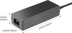 CoreParts MBA2149 adapter zasilający/ inwentor Wewnętrzna 120 W Čierny