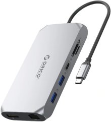 Orico XCR 12w1 USB-C szara (ORICO-XCR-X33-GY-BP)