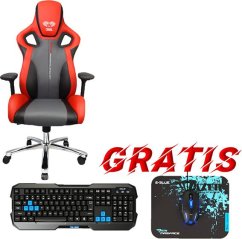 E-Blue Cobra II Červený + Sada gamingowy Polygon (EEC306)