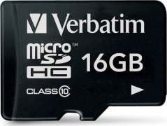 Verbatim MicroSDHC 16 GB Class 10  (44010)