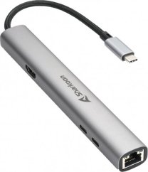 Sharkoon OfficePal Combo Adapter, docking station (gray)