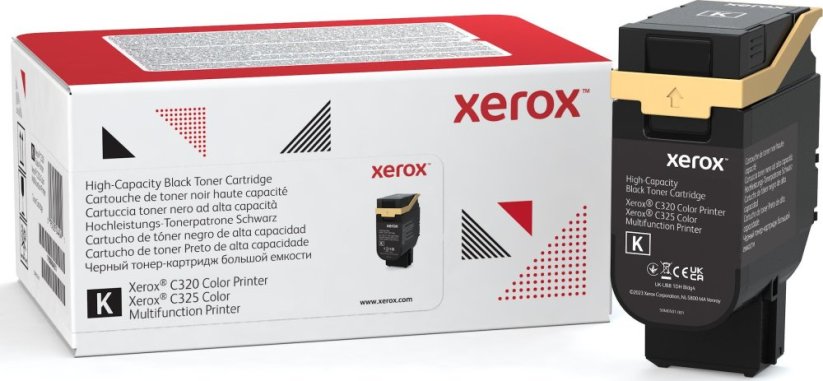 Xerox Xerox - Mit hoher Kapazitat - Schwarz - original - Box - Tonerpatrone - fur Xerox C325
