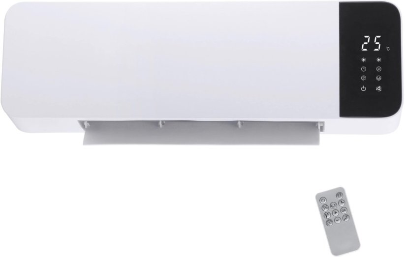 Emerio Emerio WH-133172, Fan electric space heater, Indoor, Floor, White, LED, Remote