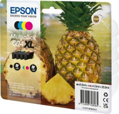 Epson Epson 604XL Multipack - 4er-Pack - XL - Schwarz, Gelb, Cyan, Magenta - original - Blister mit RF- / akustischem Alarmsignal - Tintenpatrone - fur Expression Home XP-2200, 2205, 3200, 3205, 4200, 4205, WorkForce WF-2910, 2930, 2935, 2950