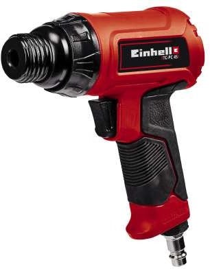 Einhell Druckluft-Meißelhammer TC-PC 45 Set(rot/schwarz, mit 4-teiligem Meißel-Set, Nadel-Entroster, Koffer)