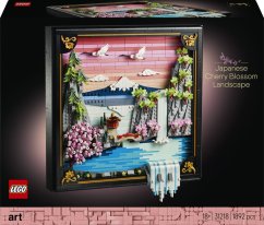 LEGO ART Japoński krajobraz z kwitnącą wiśnią (31218)
