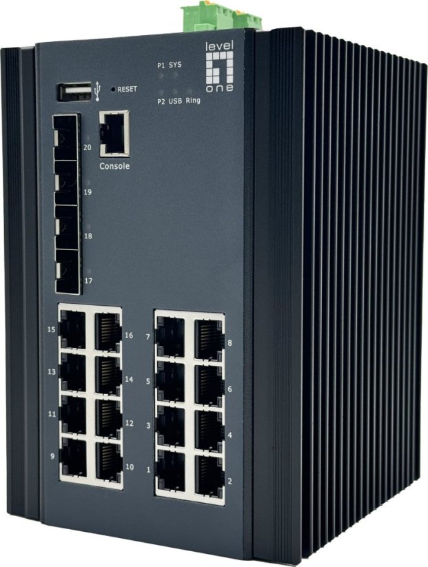 LevelOne Switch  20x GE IGU-2071 16x 1GbE,4x 2.5GbE SFP   sw