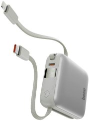 Energea PowerBank 3w1 Bazic Fusion Mini 10000mAh kabel USB-C/Lightning Sivý