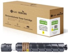 G&G Reborn-Toner kompatybilny z Canon C-EXV58 (3766C002) Y