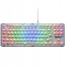 Sharkoon Sharkoon Gaming Tastatur Crystal Shark   weiß             DE