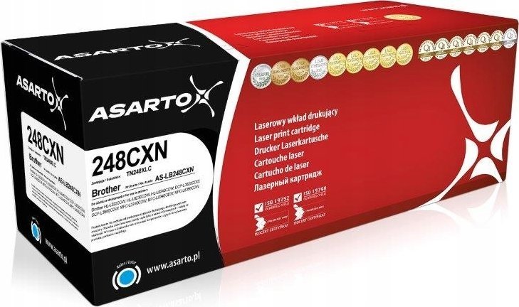 Asarto Cyan Zamiennik TN-248XL (AS-LB248CXN)